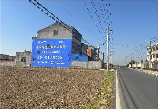 禄丰墙体广告用的是什么漆？