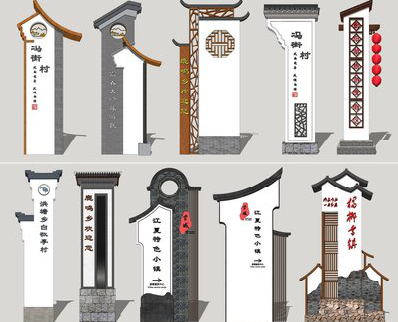 禄丰美丽乡村标识标牌有哪些分类？