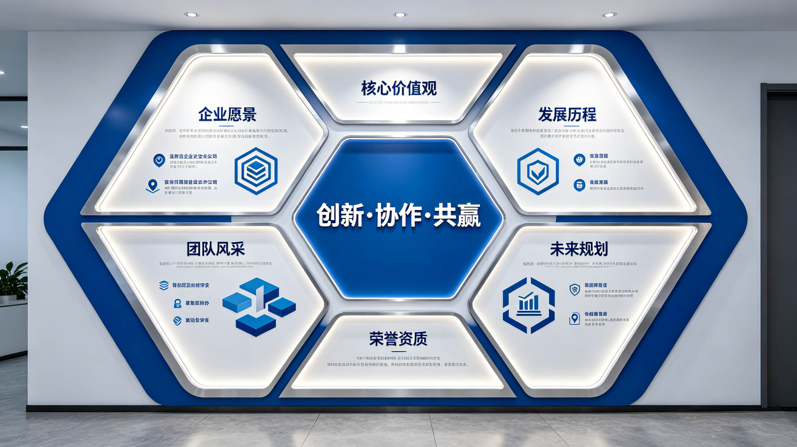 禄丰企业文化墙六边形避坑指南（新手常犯5个错误）